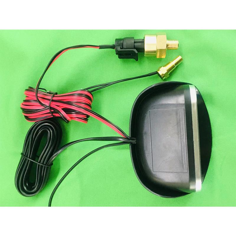 Car Truck 2 In 1 Lcd Gauge Water Temperature Meter +Voltmeter With 1/8 Npt Temp Sensor Water Temp Gauge For Auto Cars 12V/24V
