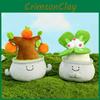 Adorable Office Plant Plush Toy Strong Resilient Lucky Gift For New Year Celebrations