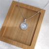 2 Carat Sunflower Moissanite Choker - S925 Sterling Silver Women's Necklace