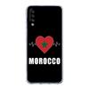 Morocco Flag Fotballtelefonveske til Samsung Galaxy A52 A50 A70 A10 A30 A40 A20S A20E A02S A12 A22 A72 A32 5G A04s Klart deksel