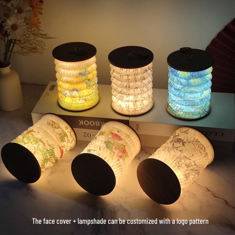 High-End Portable Foldable Book Light Lantern: The Perfect Creative Atmosphere Gift