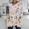 Plus Size Women Crew Neck Long Sleeve T Shirt Soft Loose Tops For Daily Home And Outdoor Activities