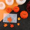 Halloween Pumpkin & Maple Leaf Silicone Mold for Cake, DIY Baking, Aromatherapy, Plaster, and Candle Crafting