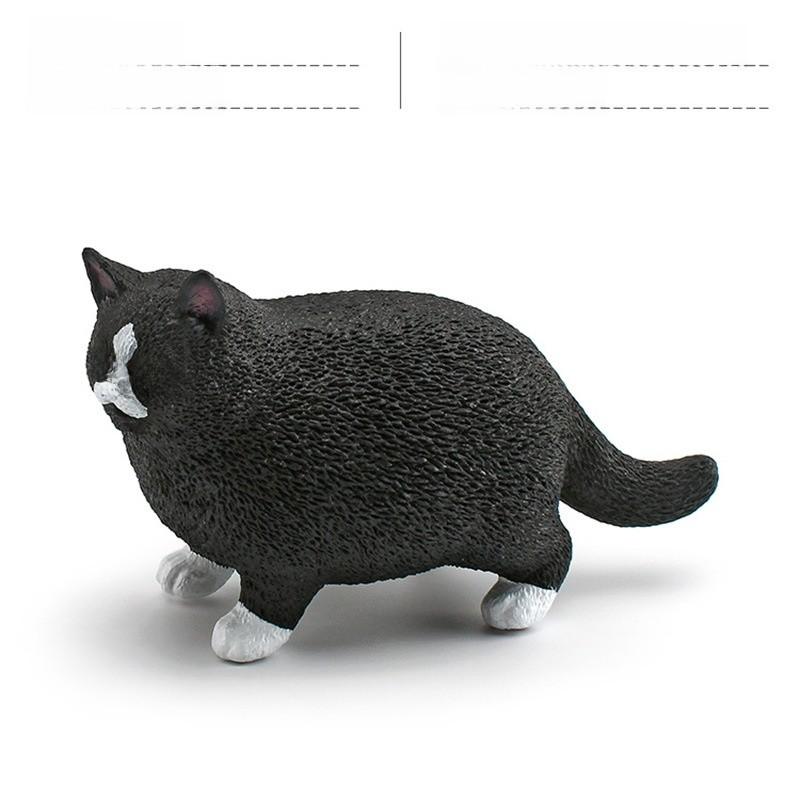 Siamese Cat Animal Model Pvc Decor For Kids Educational Playroom Collectible Toy