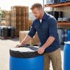 Industrial Drum Cover Dustproof Rainproof Protective Lid for Chemical Barrels Round Composite Container Protective Cover