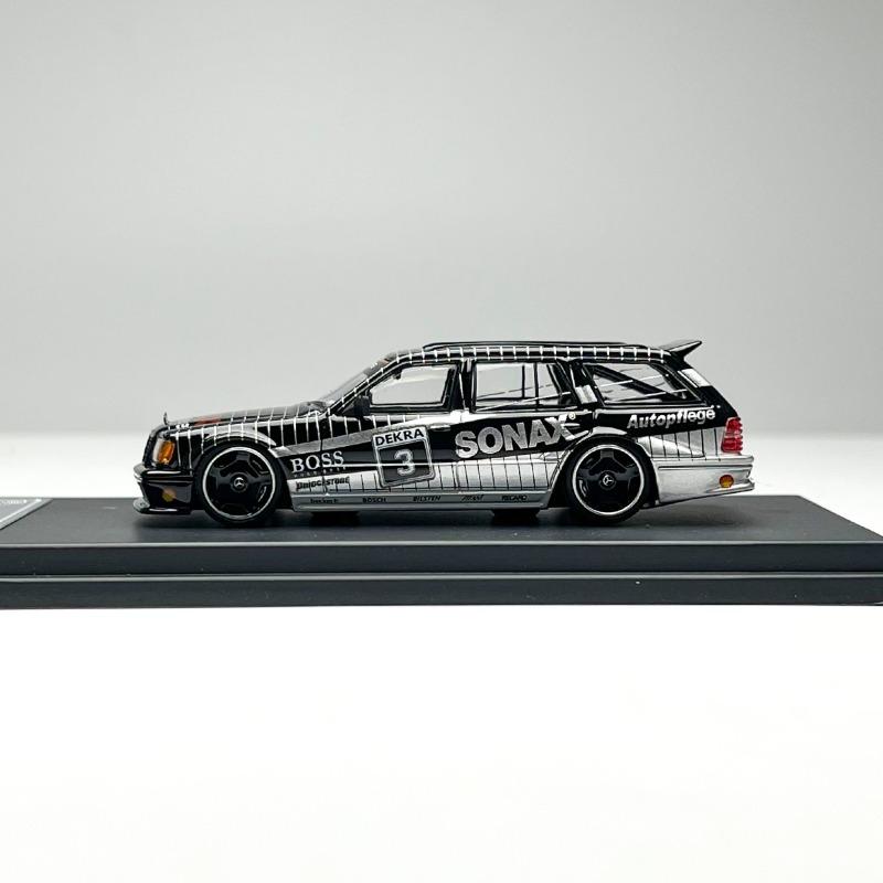 YS Diecast 1/64 Scale Mercedes Benz S124 Car Model Alloy Benz Touring Modified Version Play Vehicles Toys for Boys Original Box