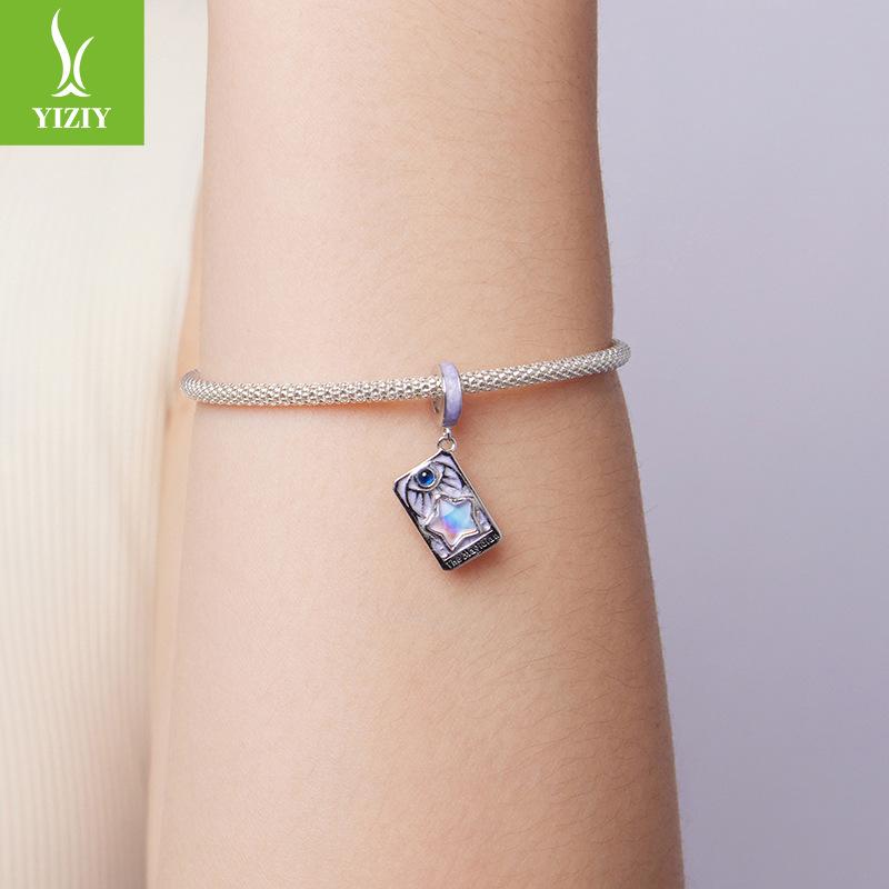 Tarot Magician Diy Pendant Jewelry Accessories Xiaohongshu Popular S925 Sterling Silver Beads