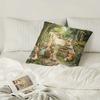 Jungle Rabbit Pattern Pillow Cover Easter Spring Design for MultiScene Living Room Sofa and Seasonal Decor