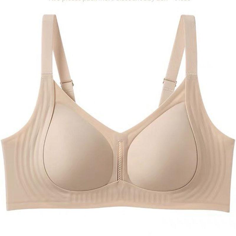 Invisible Bra Women's Underwear Breathable One-piece Fixed Cup Bra Gathering Invisible Bra Push Up Bra