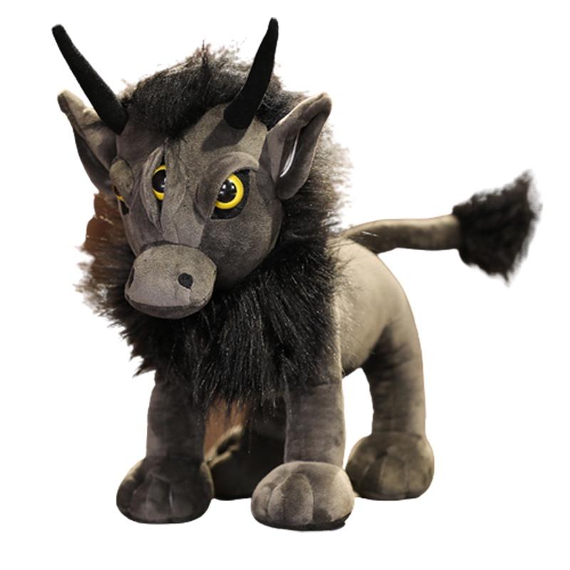 Xunkun Dark Animal Plush Toy With Five-pointed Star Elephant And Rabbit