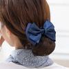 Hair Clip Bow Hotel Ponytail Clip Korean Bun Snood Women Spring Clips Hairgrips Cover Net