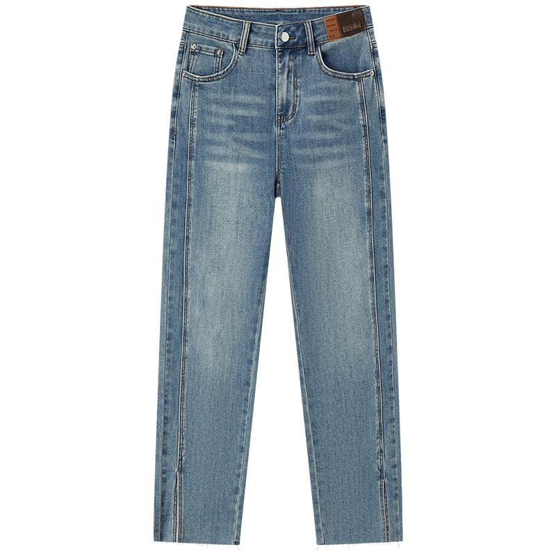 EICHITOO Summer Classic Slim-Fit Denim Jeans 25