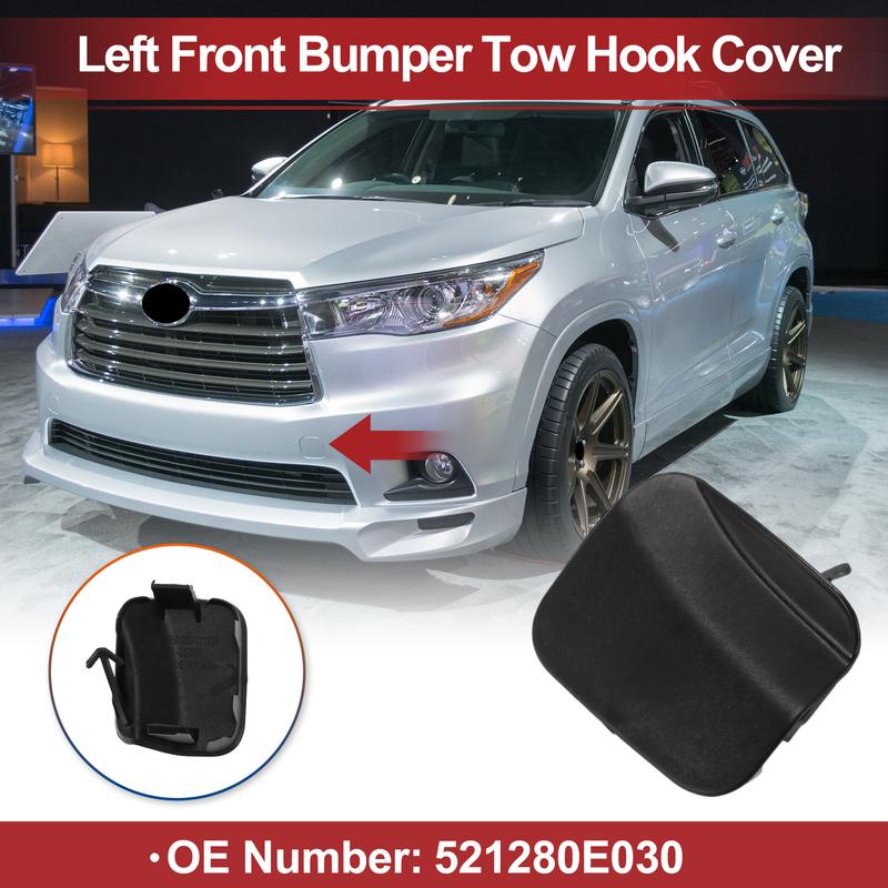 X Autohaux Заглушка буксировочного крюка передняя левая для Toyota Highlander 2014-2016 № 521280E110