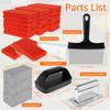 26Pcs Upgraded Griddle Cleaning Kit for Blackstone, Flat Top Grill Cleaner Set Multifunctional BBQ Grill Deep Cleaning Tools