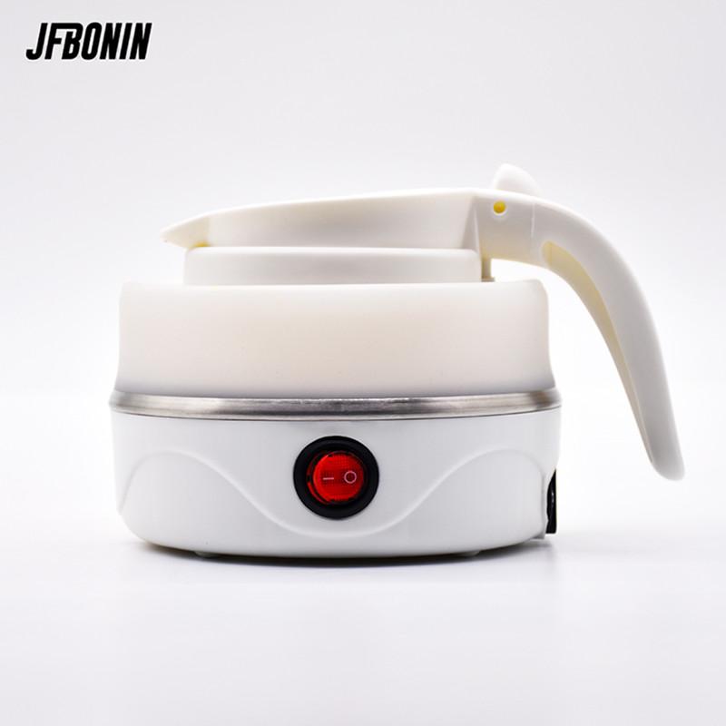 600ML Foldable And Portable Teapot Water Heater Household Travel Electric Water Kettle Kitchen Appliances Water Boiling Pot