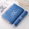 Toalla Hotel Home 100% Polyester Hand Facial Shower Towel Soft Hotel Bath Towel Custom constellation Embroidery Towel