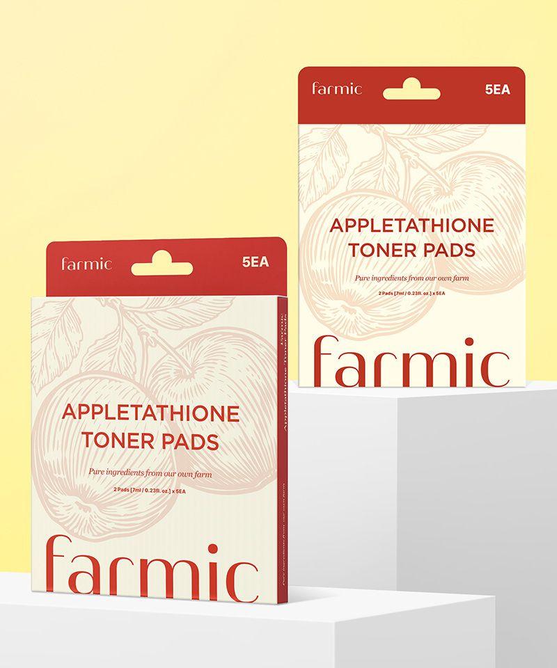Apple Tachion Toning Toner Pad Pouch 5 Sheets (10 EA)