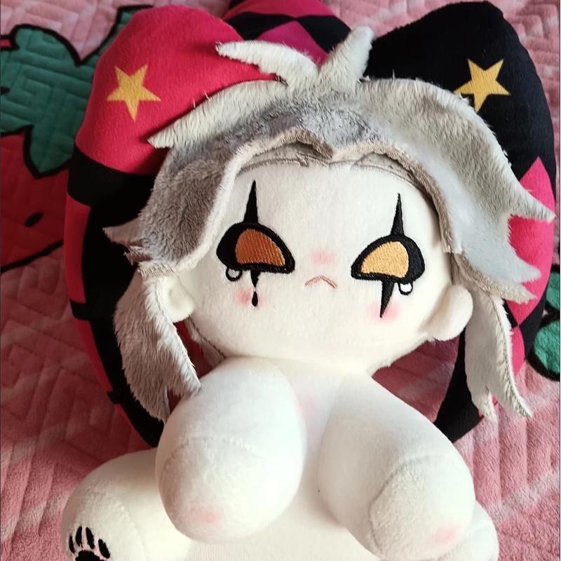 Neueste 20cm Super Niedliche Pierrot Anime Game Freak Charakter Zirkus Plüschtiere Lustige Cartoon Schreibtisch Dekoration Plüschtier Puppe Geschenk