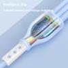 3 In 1 66W Data Cable  Liquid 6A Super Fast Charging Fast Charging Three In One Charging Cable 1.2M