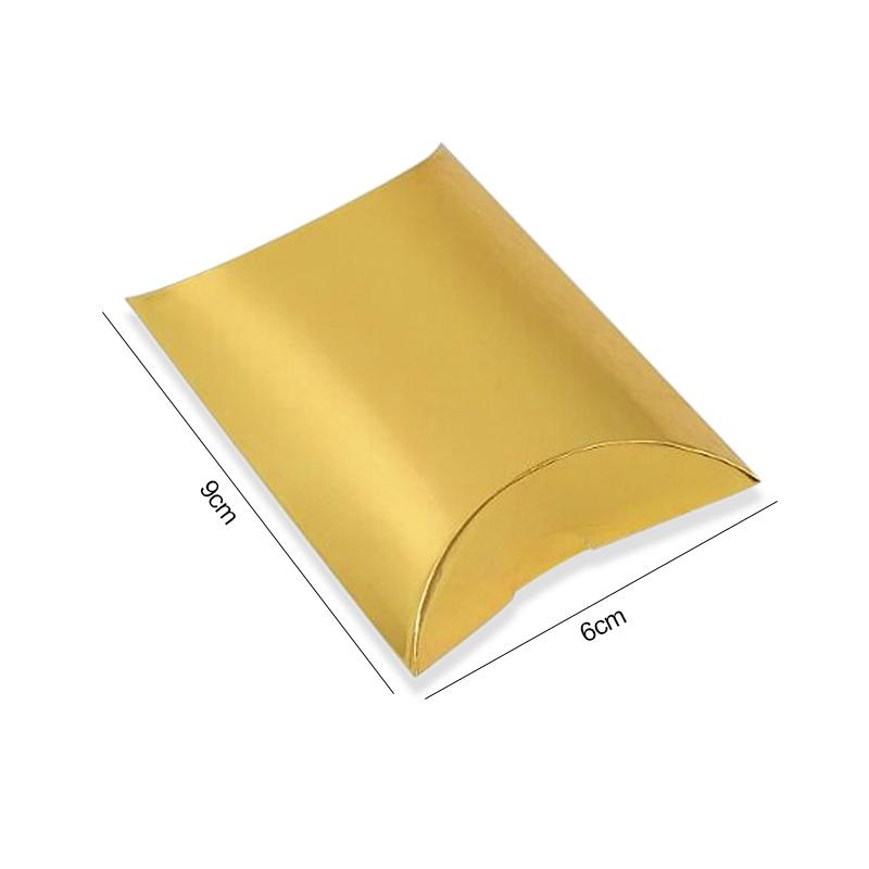 10/20/30Pcs Kraft Paper Pillow Candy Box Christmas Gift Packaging Boxes Candy Bags Wedding Baby Shower Birthday Party Decoration