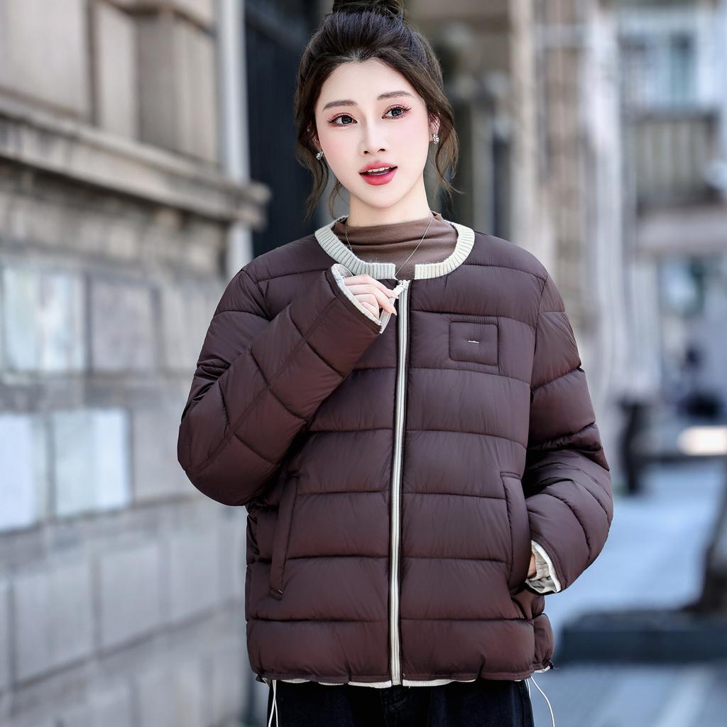 Sleeves Removable Cotton-padded Clothes Women's Medium and Long Winter Clothes New Warm Cotton-padded Clothes Show Thin Big Pockets Cotton-padded Jac