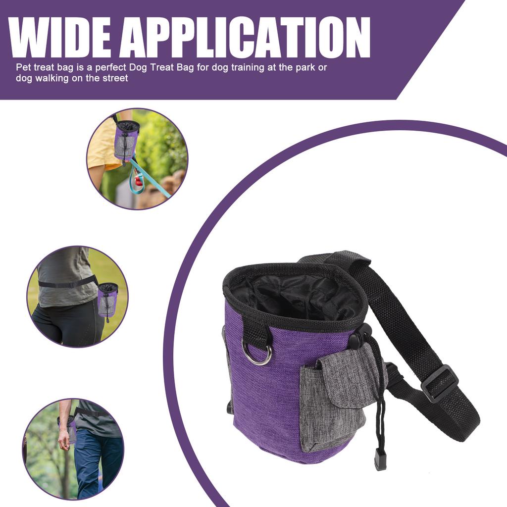 Pet Treat Bag Dog Training Pouch Wear-Resistant Outdoor Snack Carrier for Keys Phones Earphones Dog Food Puppy Supplies