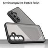 For Samsung Galaxy S25 FE Case Drop Proof Airbags Frosted Translucent PC+TPU Phone Back Cover