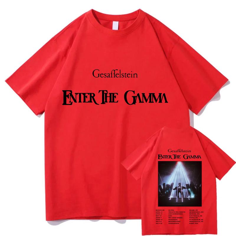 2026 Gesaffelstein Enter The Gamma TShirt Unisex Fashion Funny Summer Vintage Casual Aesthetic Spring Summer Short Sleeve Tops S