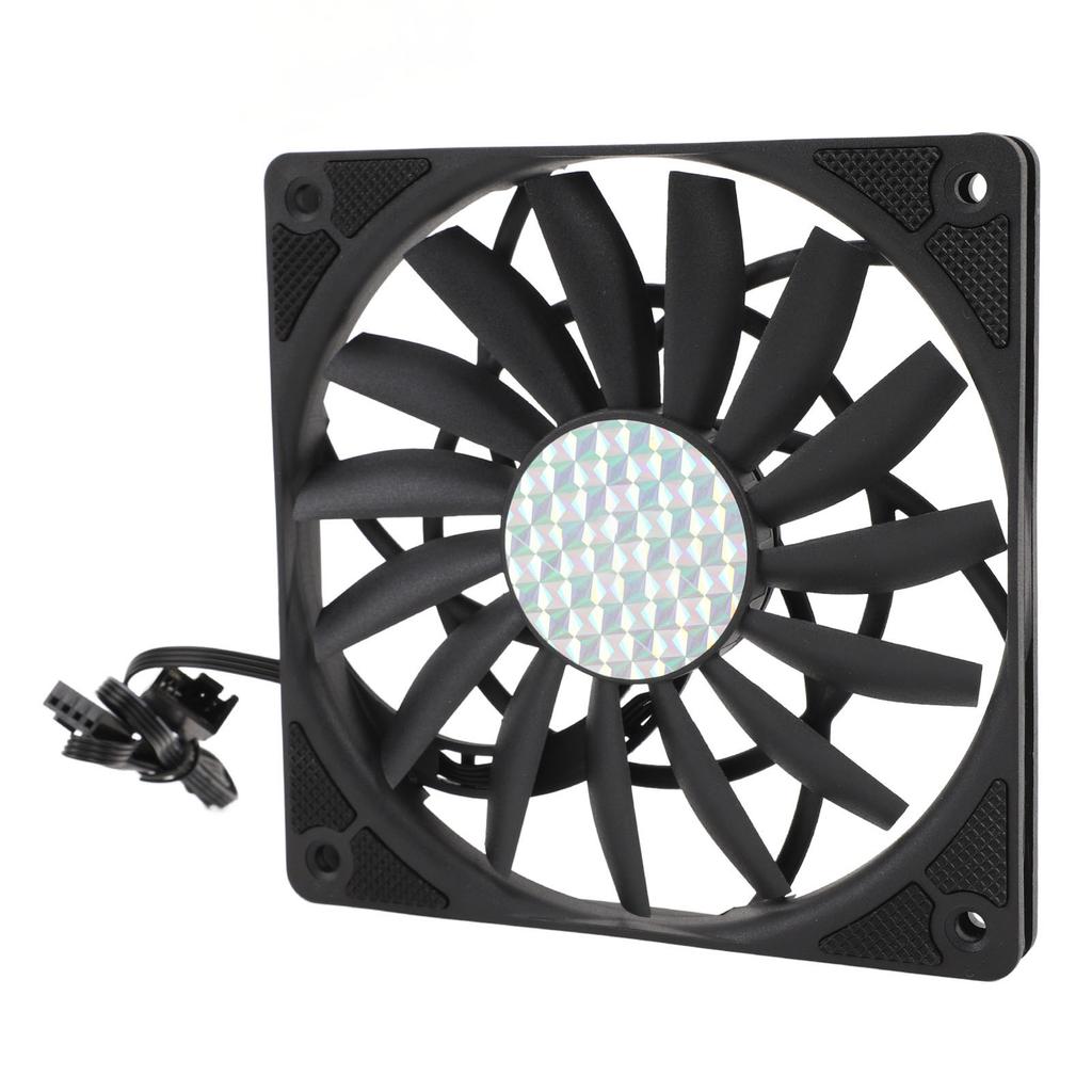 120mm 4pin PWM Case Fan MFDB Dynamic Pressure Bearing 500RPM To 1800RPM PC Cooling Fan for Computer Case Black