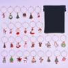 Foreign Trade Christmas Wind Red Wine Glass Identification Circle, Mixed Set Party Jewelry Wholesale, Ocean Wind Letter Series