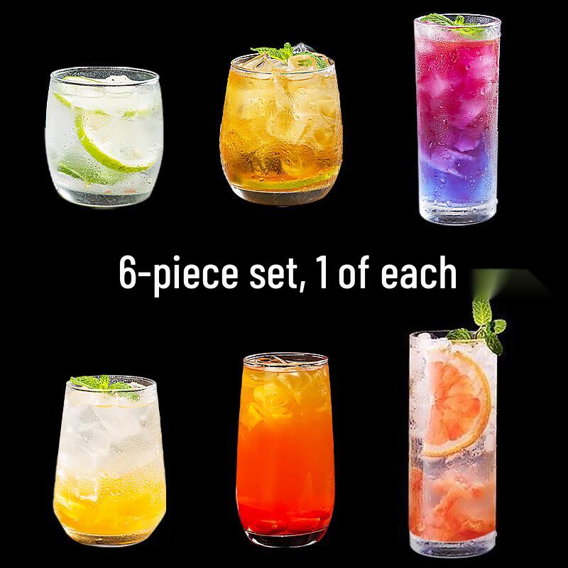 Shangqi Collins Highball Glasses - Set of 6