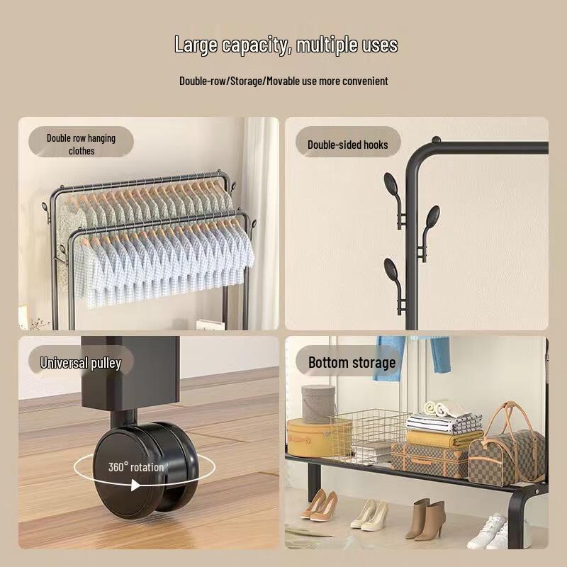 Oujiewang Floor-Standing Garment Rack