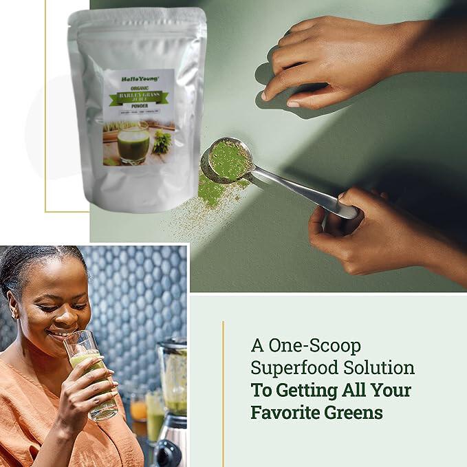 250g Premium Barley Grass Powder PURE NO FILLERS Bubble Tea Smoothie Ice Cream