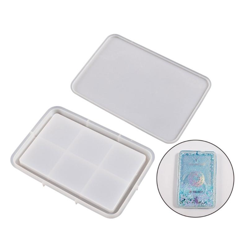 Photo Frame Silicone Mold Quicksand Crystal Epoxy Molds Resin Casting Pendant Mould DIY Craft Handmade Table Decoration
