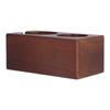 2 Hole Coffee Tamper Holder Beech Coffee Handle Mat Pad Stand for Home Restaurant(BuiltIn )