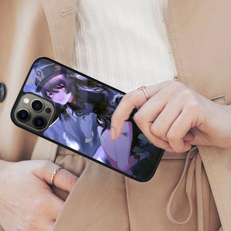 Potrait Hu Tao Genshin Impact Magnetic Phone Case For APPLE iPhone 17 Air 16 14 13 12 Pro Max 15 Plus Wireless MagSafe Cover
