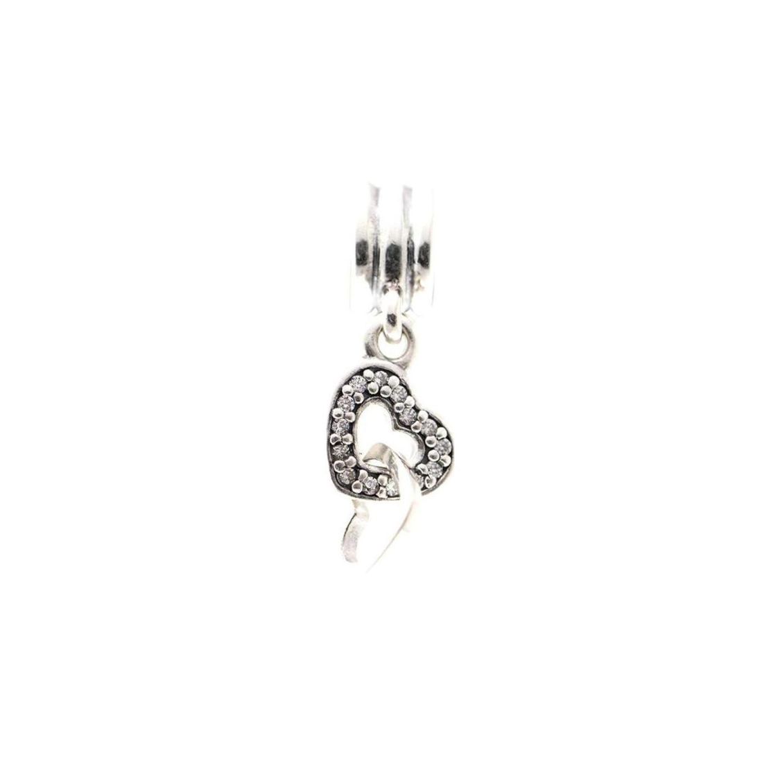 Pandora Heart Shaped Silver Pendant Women pendant 791242C Box,One Size