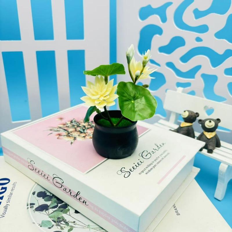 

Искусственный лотос кувшинкаУкрашение буддийского залаИскусственные цветыУкрашение домаИскусственные растения Black basin шампанского