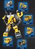 LIJIANG 7 IN 1 New Transformation Toys 40cm Devastator Action Figures Movie Excavator Hook Robot Engineering Vehicle Model Kids