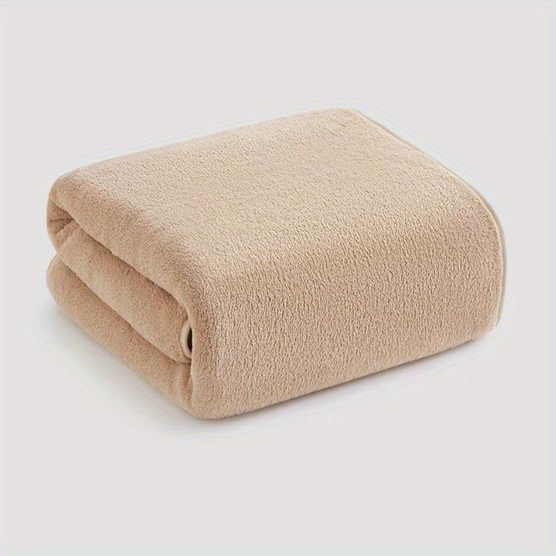 

Unisex Large Bath Towel 55.1x27.6 Inches Soft Absorbent Quick-Drying Solid Color for Beach Yoga Gym Spa Home Bathroom Use 2pcs