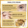 Snail Anti-wrinkle Eye Cream moisturizes and tightens skin around eyes relieves dryness and roughness