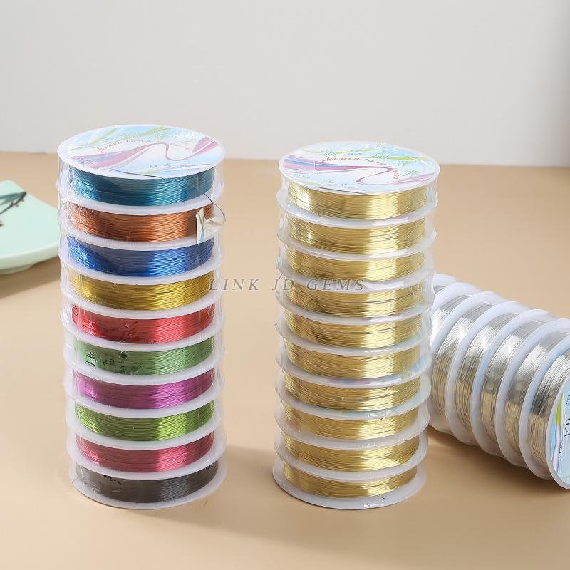 Jingde Jewelry Color-Resistant Copper Wire for DIY Beading and Shaping In Gold and Silver