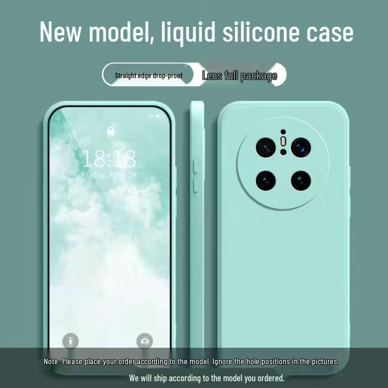 Huawei Mate70Pro+ Solid Color Liquid Soft Case with Full Coverage and Drop Protection