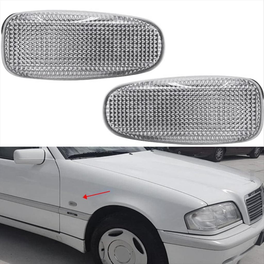 A2108200921 Car Side Marker Light Housing Shell for Mercedes-Benz W210 W124 W202 W638 W414 Turn Signal Lamps Cover