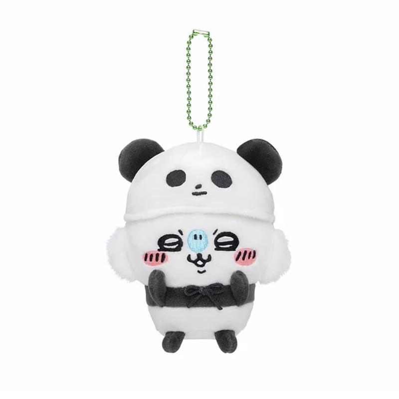Little Chiikawa Usagi Bear China Hotel Series Cute Animal Plush Pendant Keyring