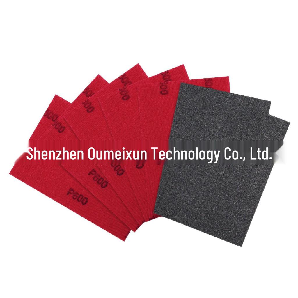 Beflocktes Schwammschleifpapier 70x100mm - Auto, Kunststoff, Möbel Polieren und Schleifen.