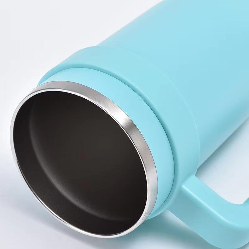 Big MAC Smoothie Cup Stainless Steel Handle Thermos Cup Large Capacity Water Cup Office Sippy Cup