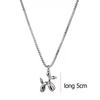 Silver Cute Animal Balloon Dog Necklaces Creative Pendant Clavicle Chain Necklace Ladies Girl Jewelry
