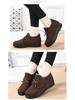 Women's Thickened Lined Winter Shoes: Non-Slip, Soft Sole Cotton Boots for Middle-Aged and Elderly