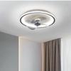 Nordic Modern Ceiling Fan Light Intelligent Remote Control Frequency Conversion Wind Fan-lamp Bedroom Parlor Kitchen Restaurant